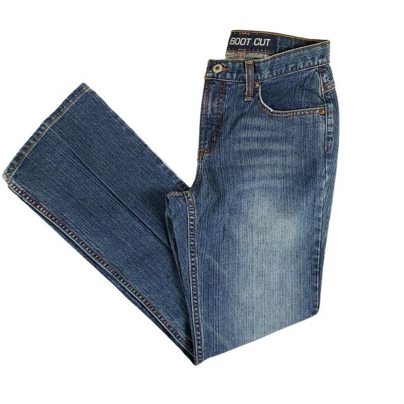 Cruel Girl Womens High Waist Size 7 Bootcut Jeans Juniors Medium Wash Blue Denim - Picture 5 of 9